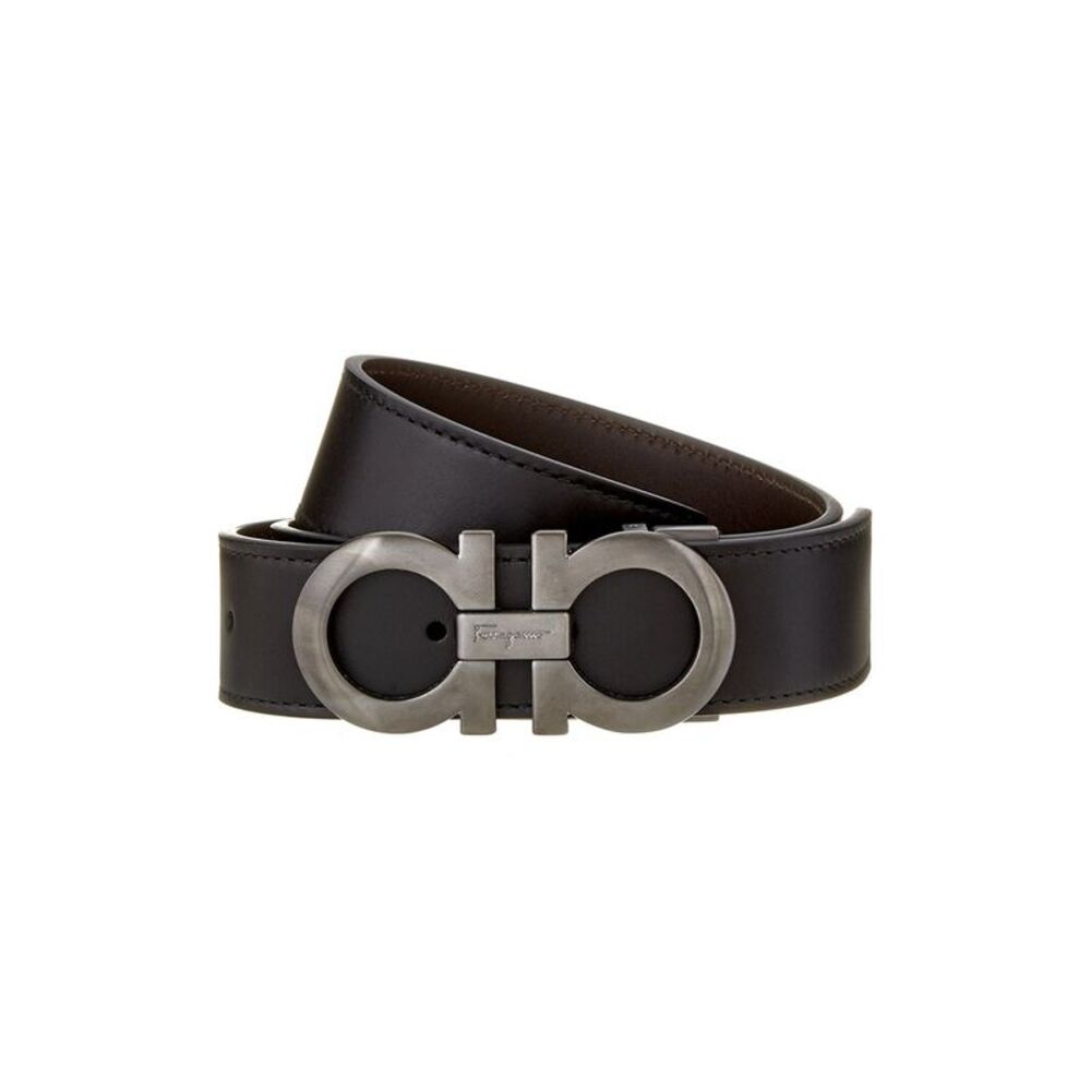 Ferragamo Double Gancio Reversible & Adjustable Leather Belt